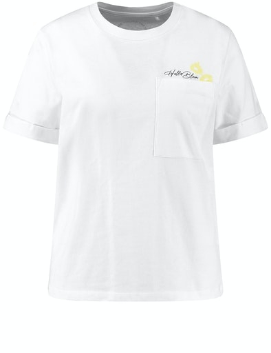 T-Shirt w kolorze białym Taifun 171019-16121-9602