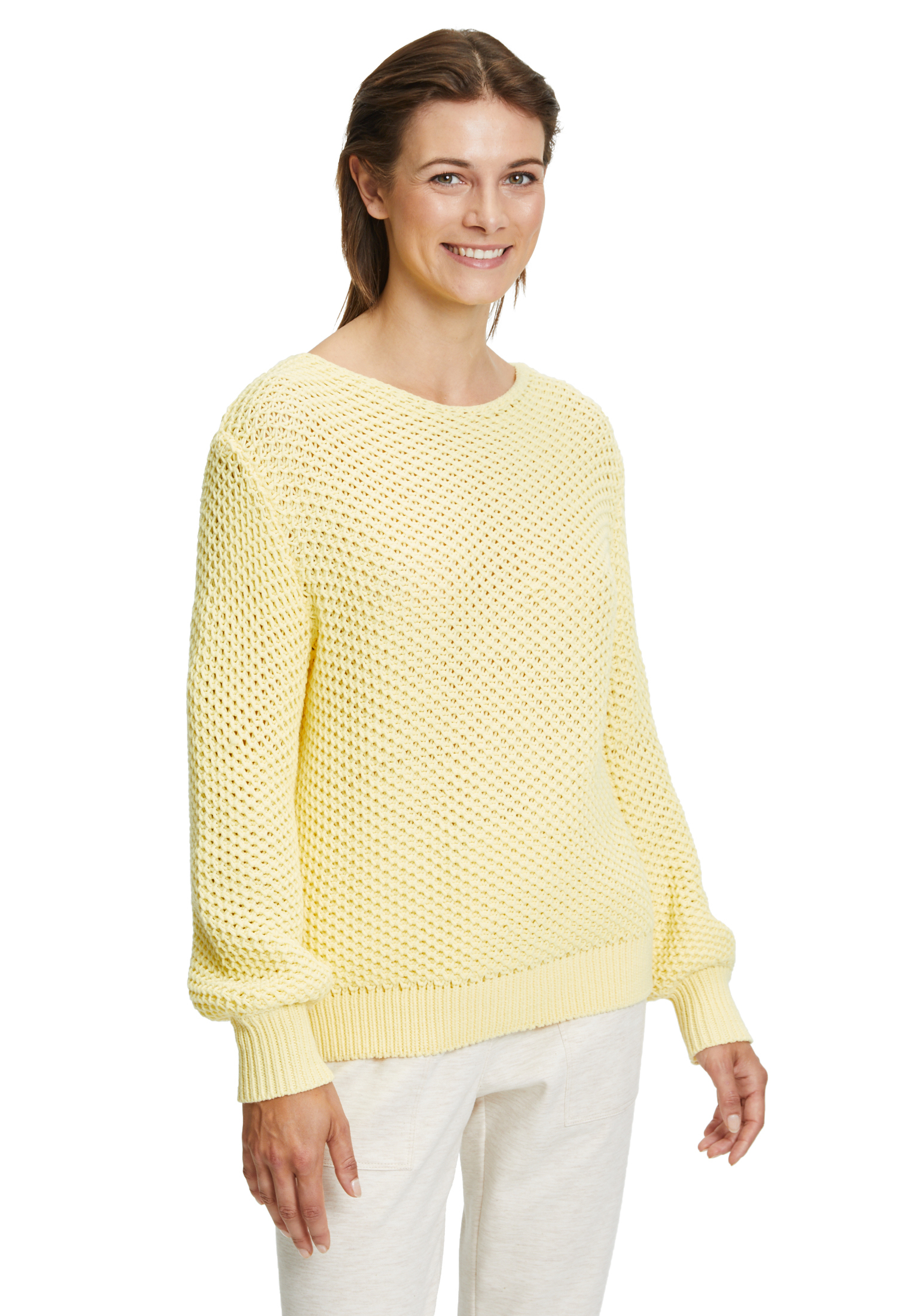 Sweter żółty Betty & Co 5525-3059-2013