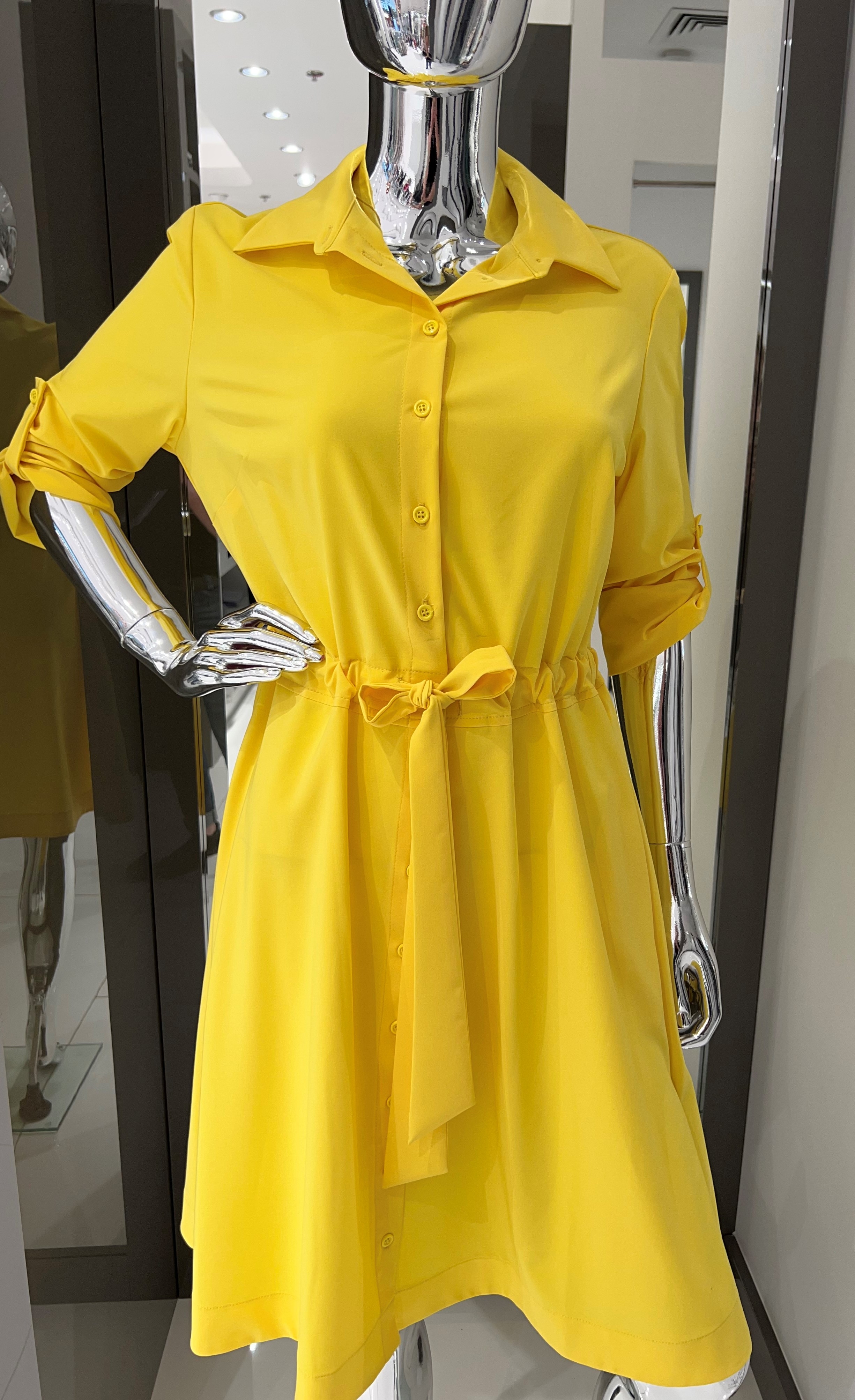 Sukienka żółta Joseph Ribkoff 221112-3845